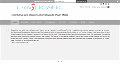 Desktop Screenshot of chayagrossberg.com