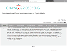 Tablet Screenshot of chayagrossberg.com